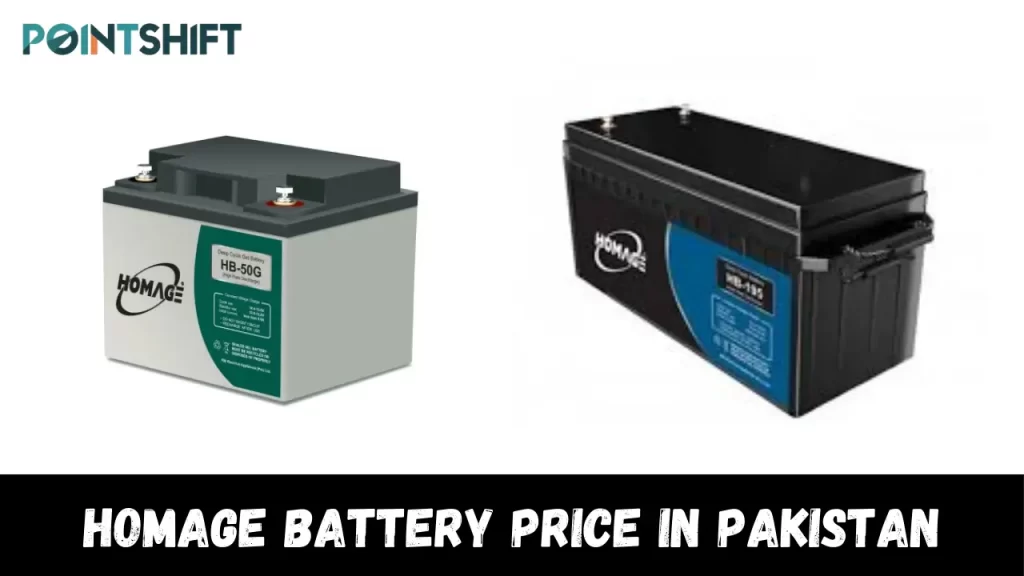 Homage Battery Price in Pakistan