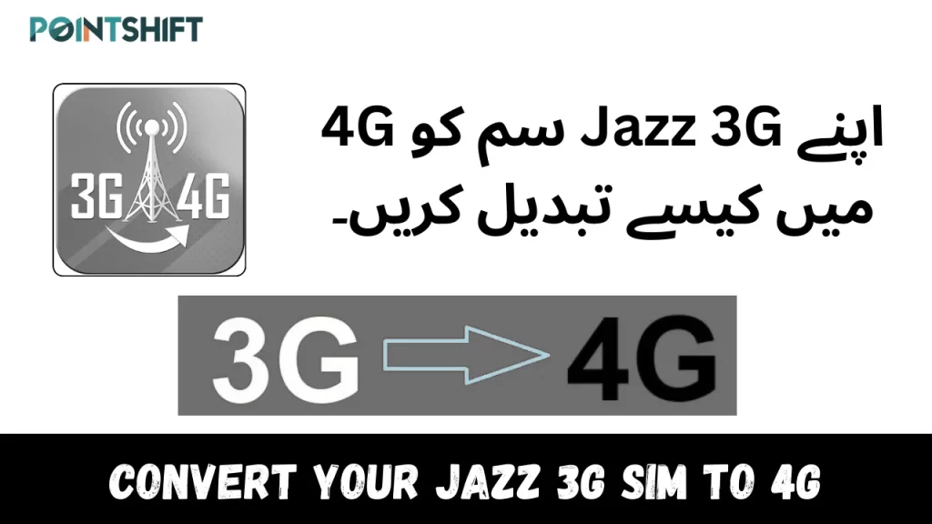 Convert Your Jazz 3G SIM to 4G